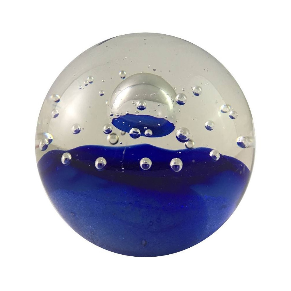 Boule sulfure ronde avec mer bleue