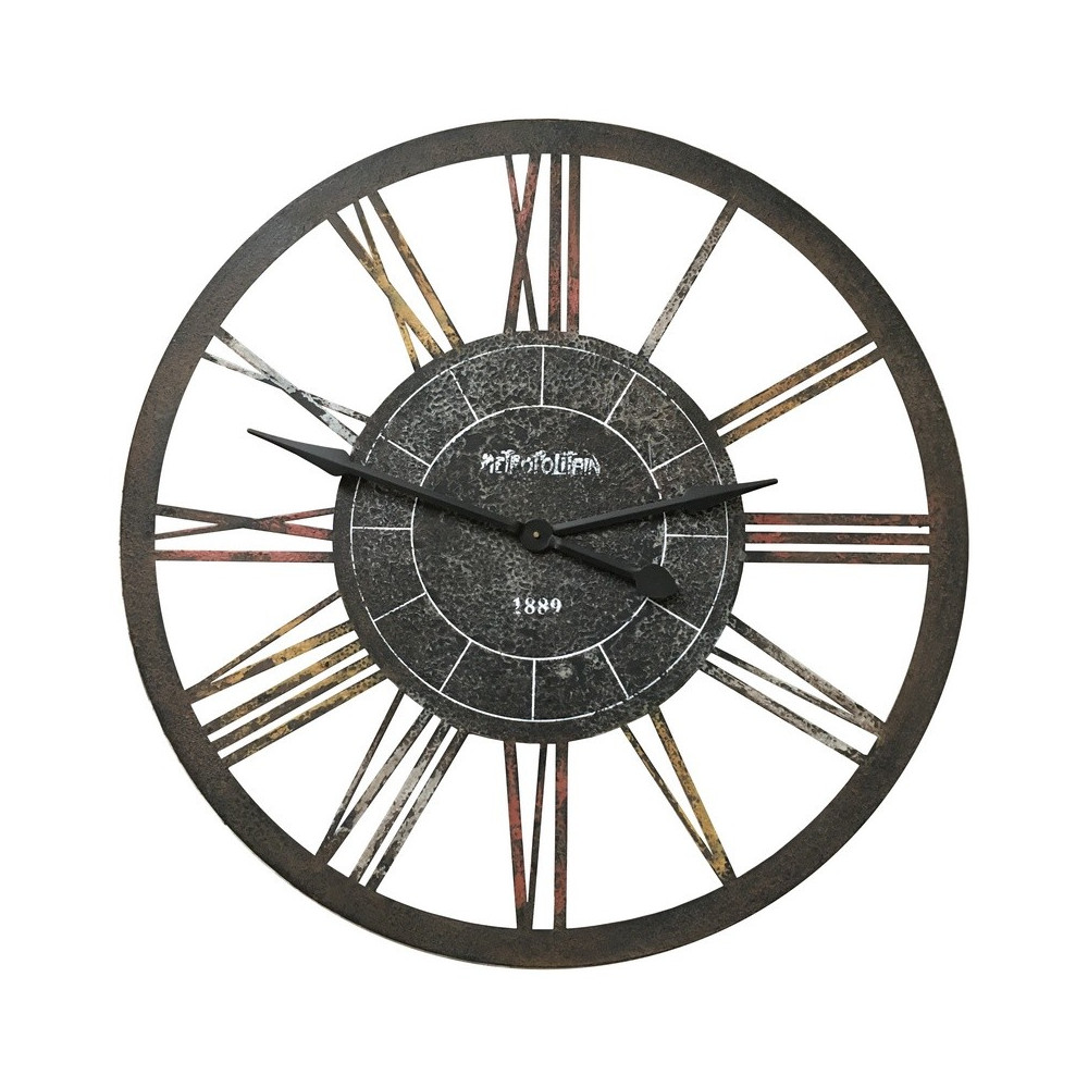 Horloge ronde de "Style Industriel"