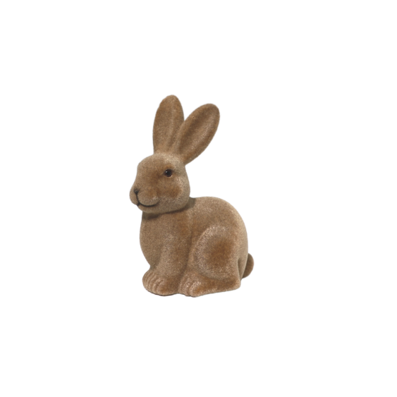 Lapin en feutrine marron GM