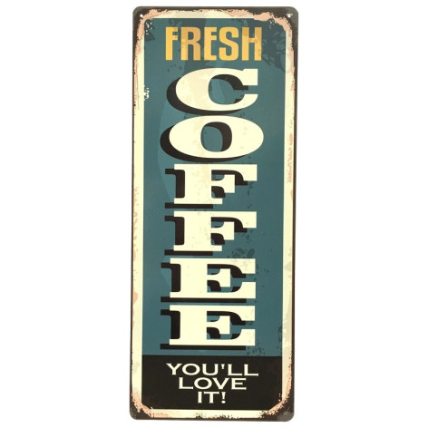 Plaque décorative "Fresh coffee"