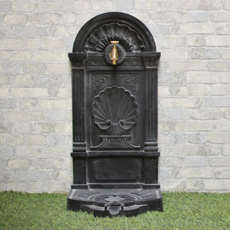 Fontaine "vintage" de jardin - Noir