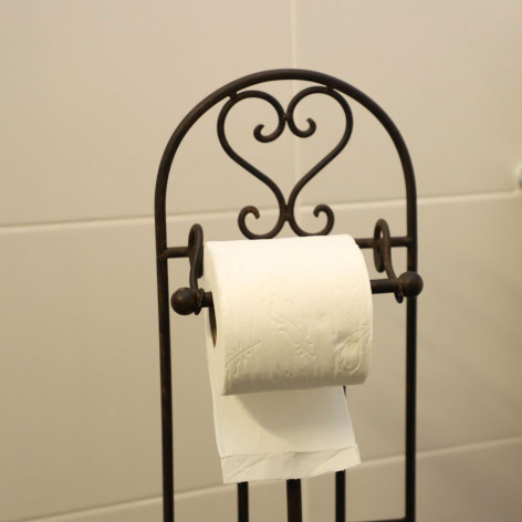 Dérouleur papier toilette avec brosse