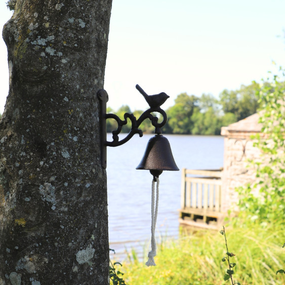 Cloche décor oiseau