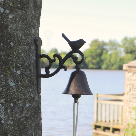 Cloche décor oiseau