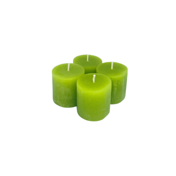 Bougie décorative vert pomme