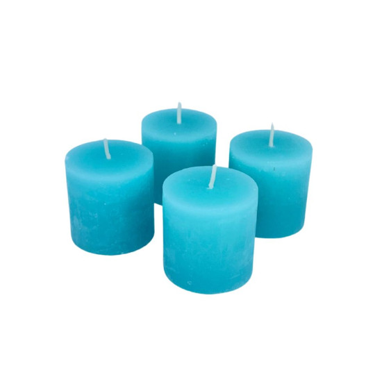 Bougie décorative bleu turquoise