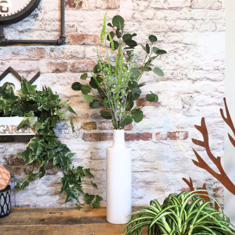 Branche de Fleurs «Cristal» en verre - Vert