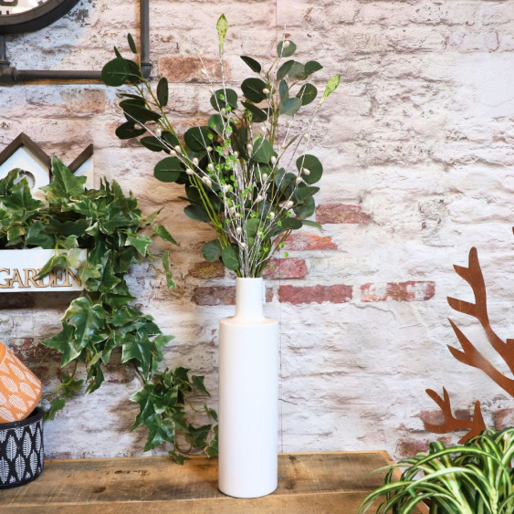 Branche de Fleurs «Cristal» en verre - Vert