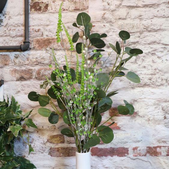 Branche de Fleurs «Pastilles Cristal» en verre - Cristal