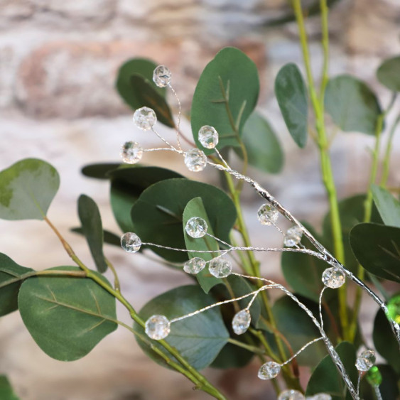 Branche de Fleurs «Pastilles Cristal» en verre - Cristal