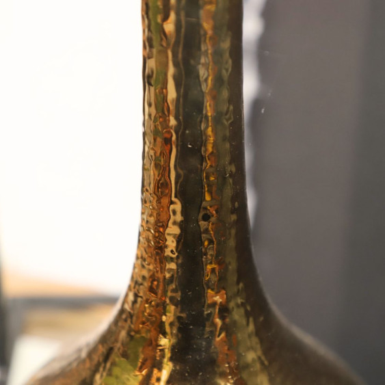 Vase en céramique doré 23.5 x 51 cm