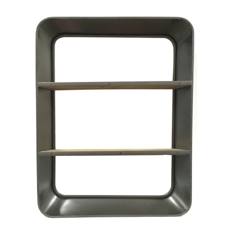 Etagère miroir rectangulaire - 2 étagères