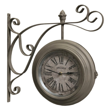 Horloge de Gare Double Face Pivotante