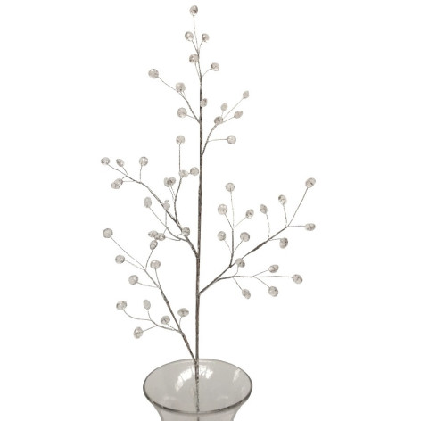 Branche de Fleurs «Pastilles Cristal» en verre - Cristal