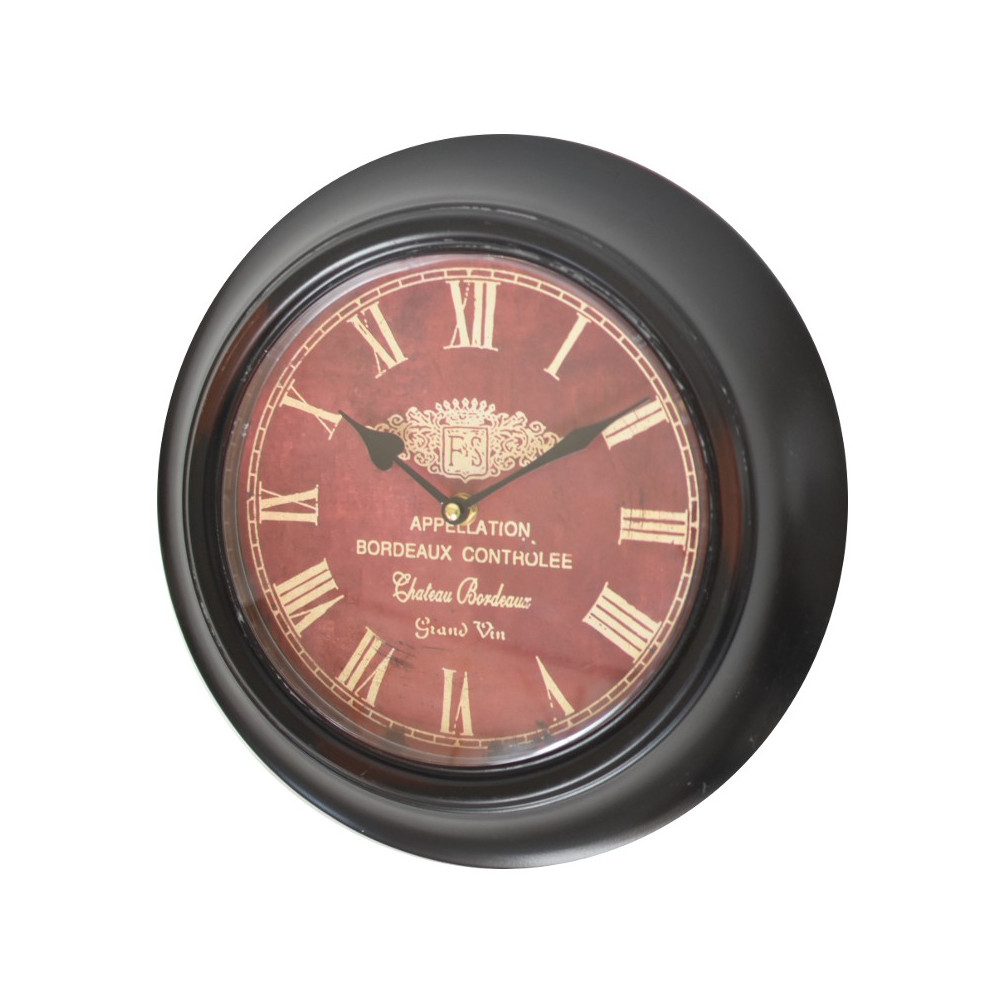 Horloge décor " Bordeaux controlée"